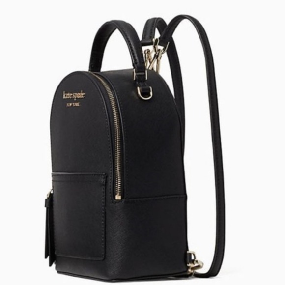 Kate Spade Cameron Mini Convertible Black Backpack - Picture 3 of 12
